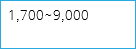 1,700~9,000 