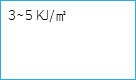 3~5 KJ/㎡